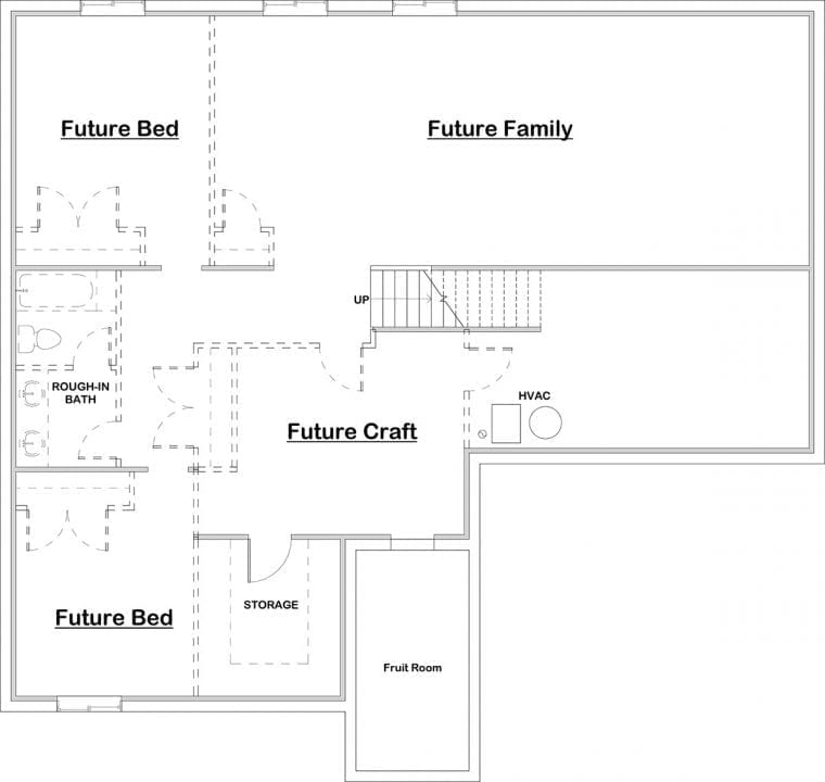 Cambridge Rambler House Plan