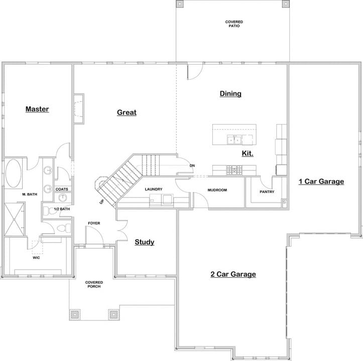 grays harbor house plan floor plan