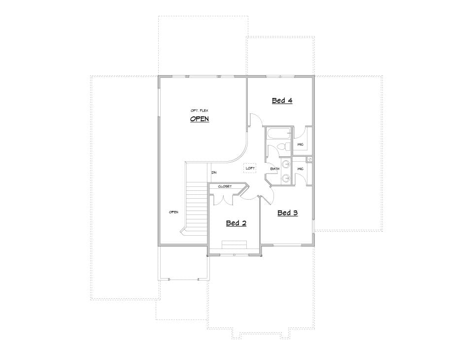scotts bluff house plan floor plan