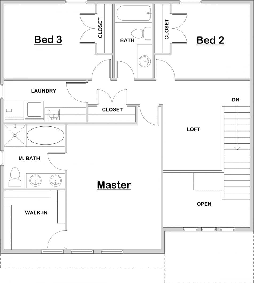 Jastin Upper Floor House Plan