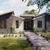 arbor wood mt. contemporary house plan 3d rendering