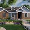 beacon hill traditional house plan 3d rendering