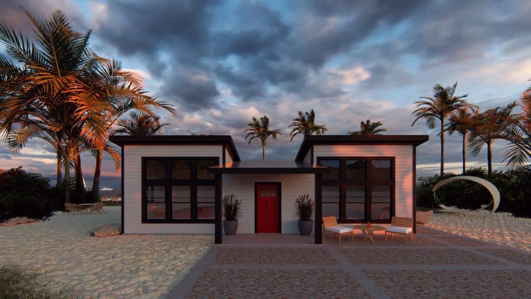 Turquoise - Beach House House Rendering
