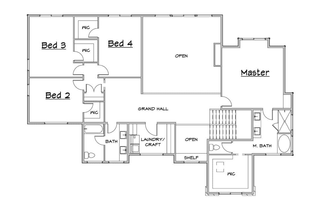 Granite Falls Upper Level House Plan