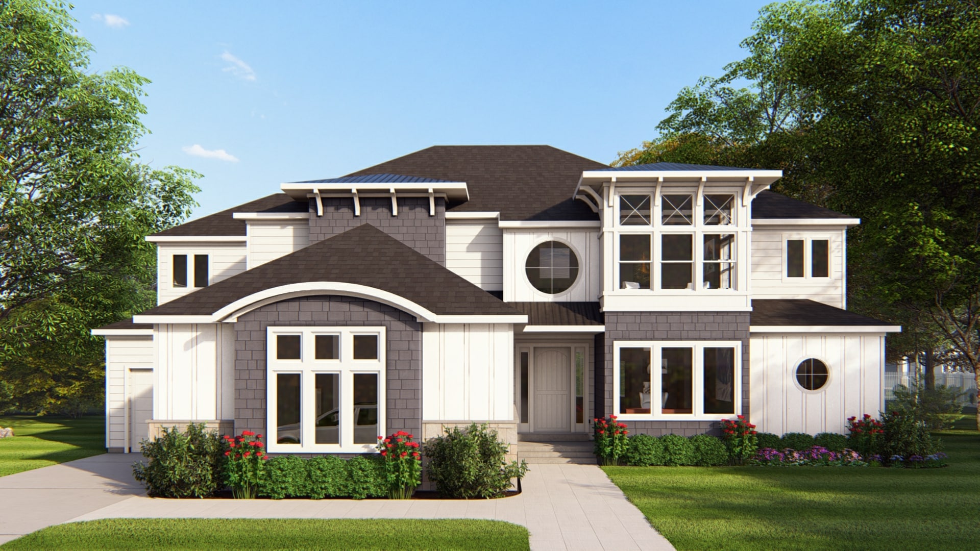 Granite Falls - Hampton House Plan Rendering