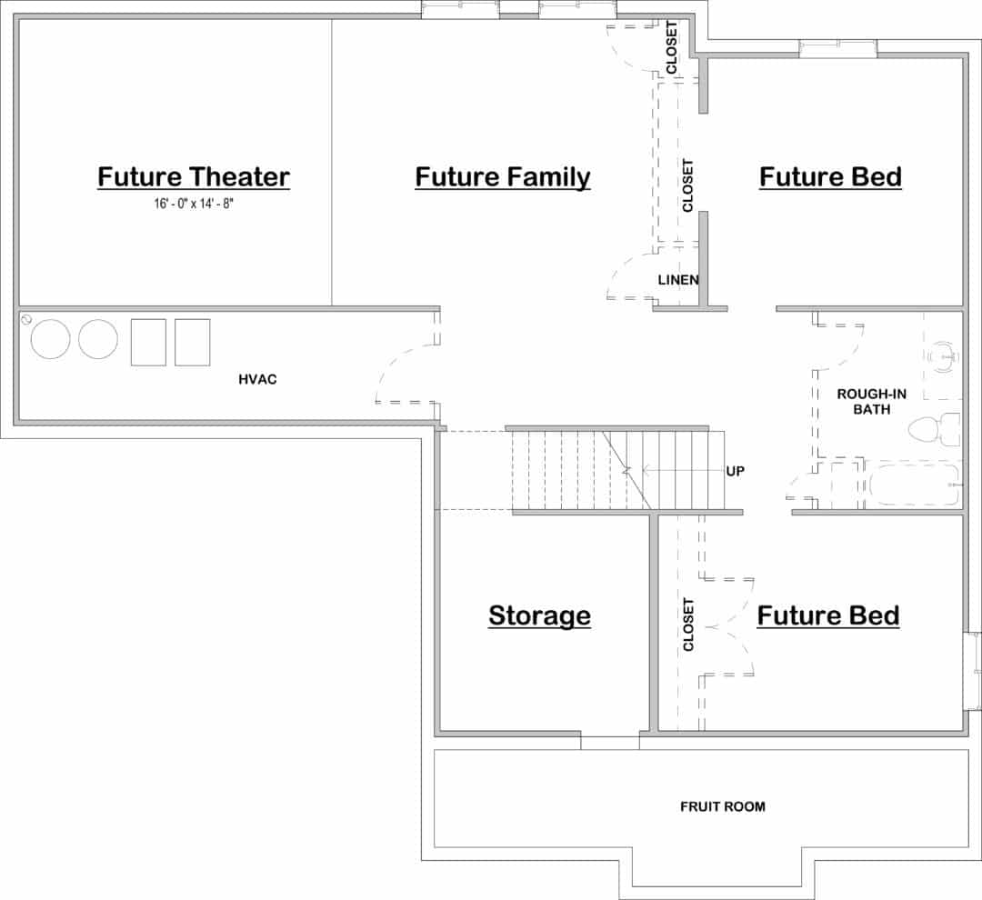 Rockaway Lower Level House Plan