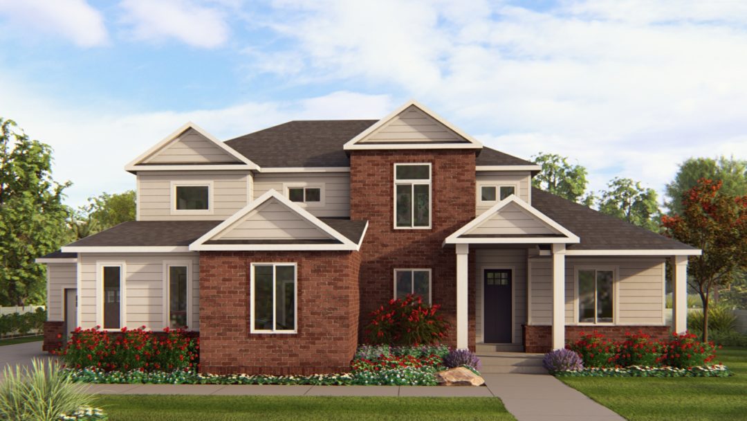 McLaren - Traditional House Plan Rendering