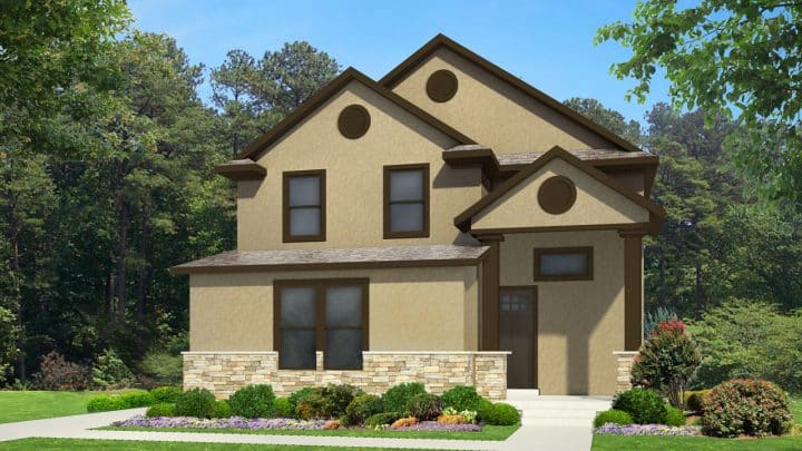 nicholas craftsman house plan 3d rendering