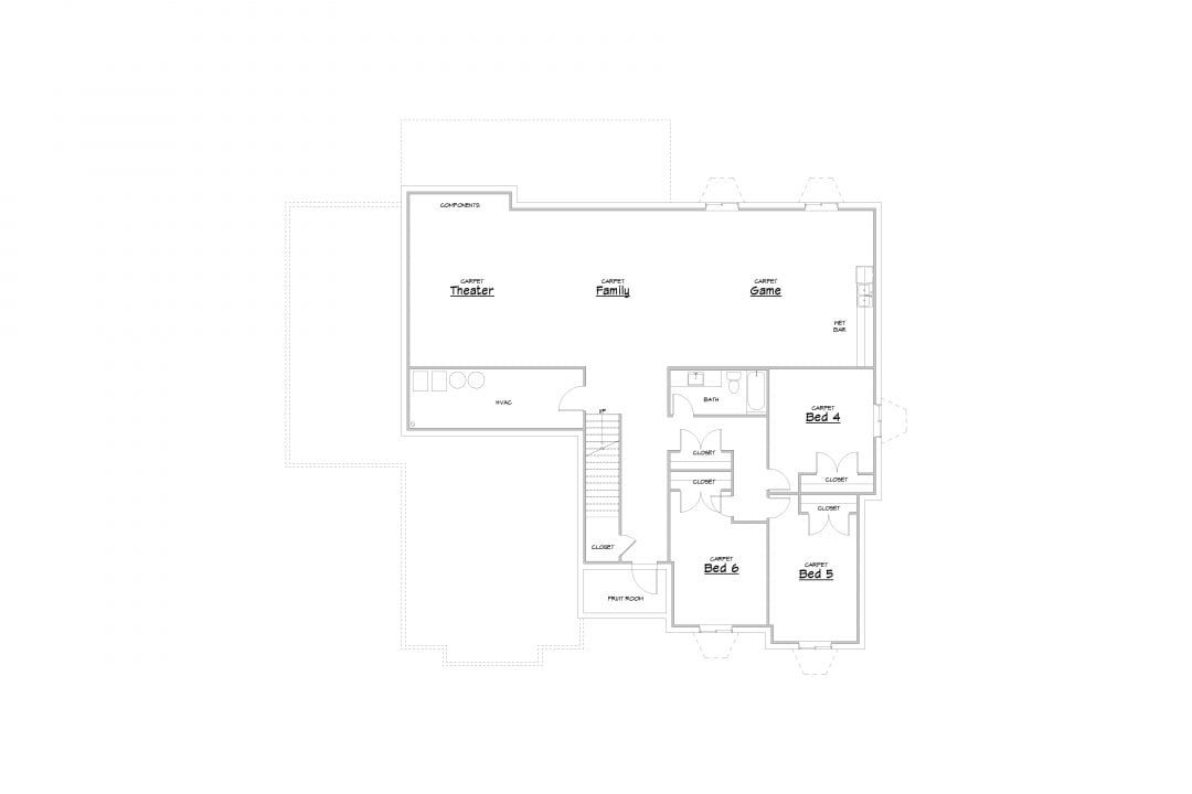 arbor wood house plan floor plan