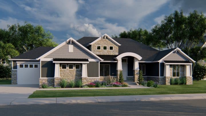 Northridge Craftsman Rendering