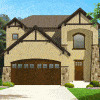 marie mt. rustic house plan 3d rendering